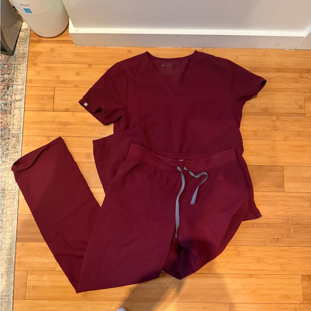 Women's Burgundy Pants & Jumpsuit Set